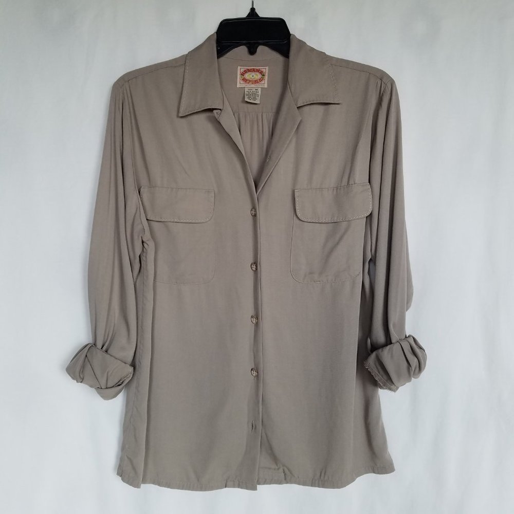 Vintage | Banana Republic Women's Chanteuse Shirt - Picture 15 of 16